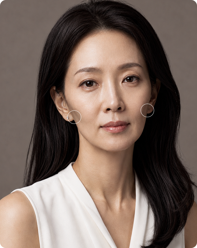 윤곽 밸런스 고민 이미지