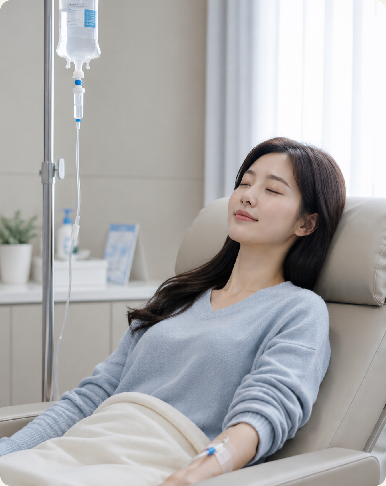 수액 케어 고민 이미지